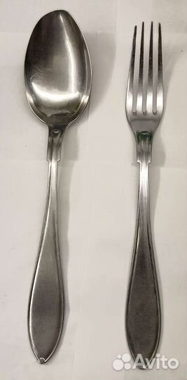 Коллекционная ложка и вилка СССР ркка нкчм