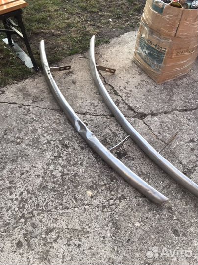 Защита переднего бампера для cadillac