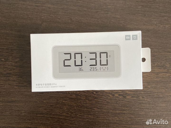 Часы-датчик температура и влажности Xiaomi Mijia