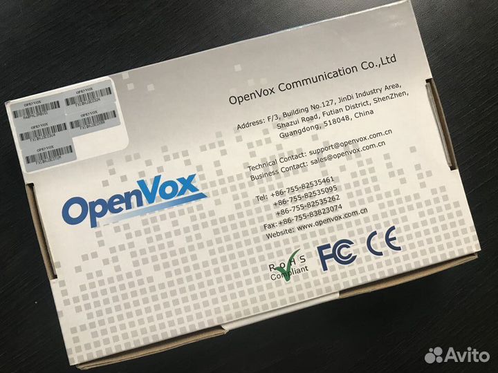 Плата OpenVox A400P c модулями