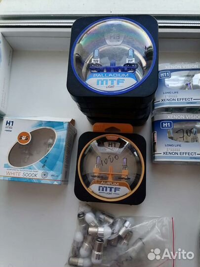 Лампы автомобильные галогенные h1 h3 h4 h11