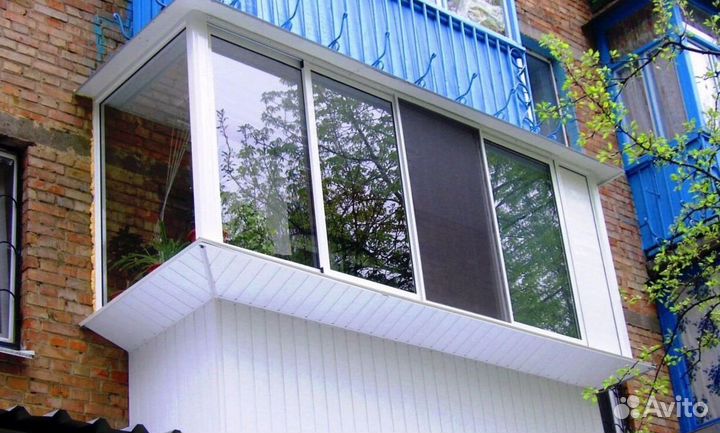Остекление балконов и лоджий в рассрочку C8494