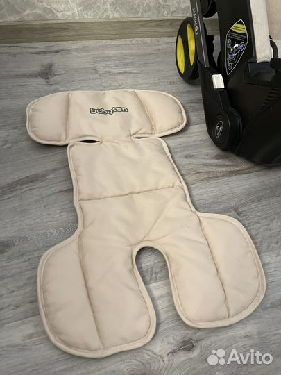 Автолюлька на колесах для новорожденных складная