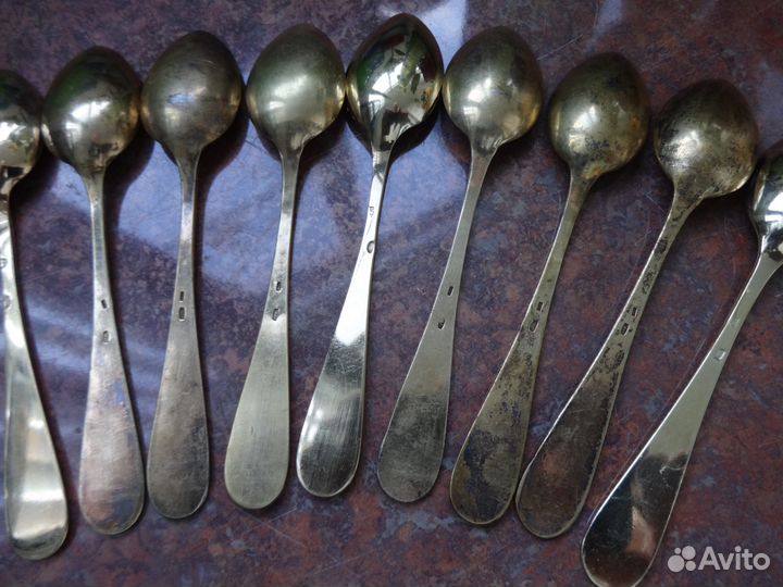 Серебряные чайные ложки СССР