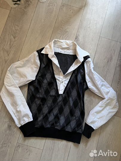 Рубашка с жилеткой