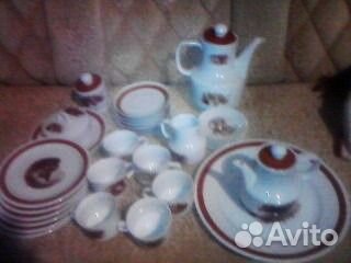 Набор посуды столовый ГДР (Кольдиц). Фарфор