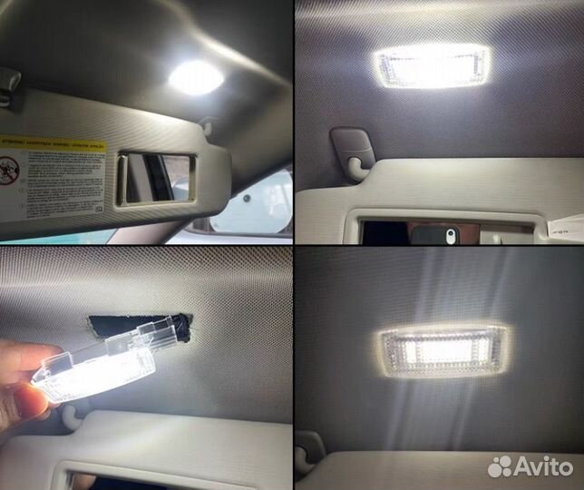 LED подсветка макияжных зеркал VAG