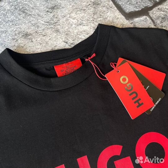 Футболка мужская Hugo оверсайз