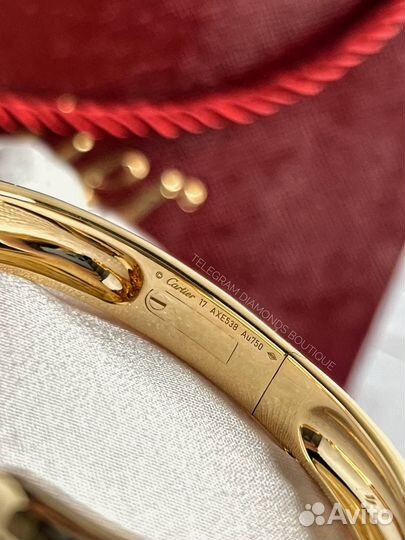 Браслет cartier panthere желтое золото 750