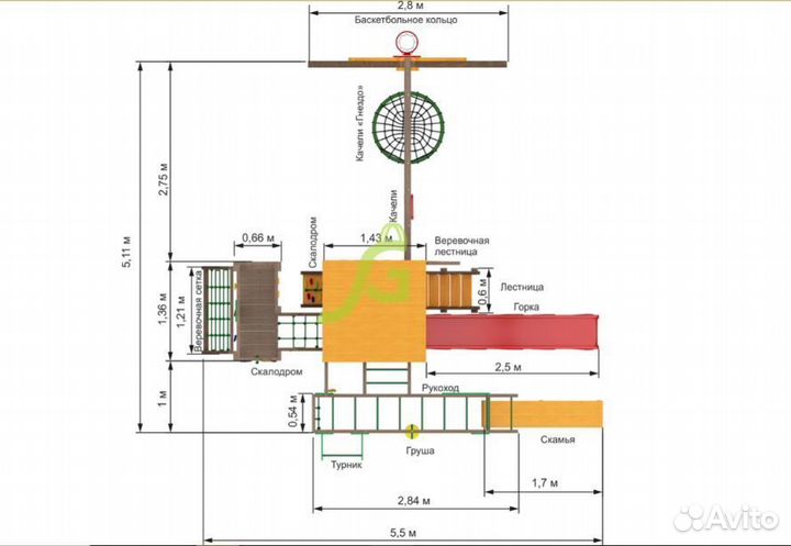 Детская площадка Спорт 2