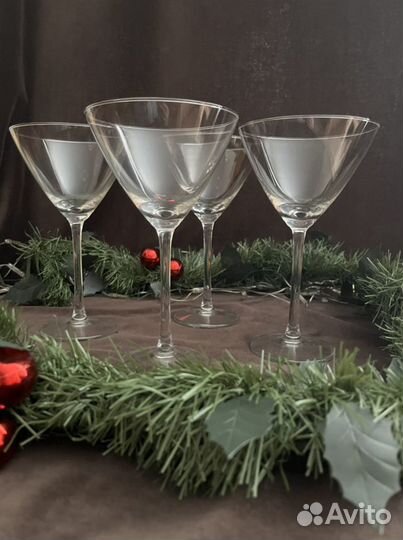 Стаканы, Бокалы для мартини, коктейля. Набор