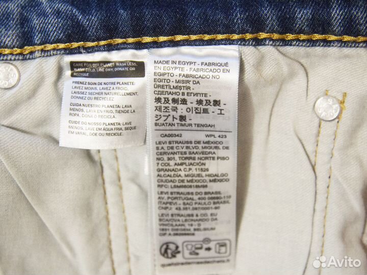 Джинсы Levis 505 W38 L32 Оригинал