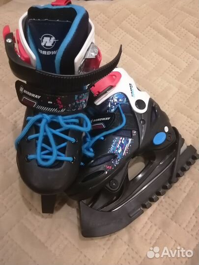 Коньки детские раздвижные 27 30