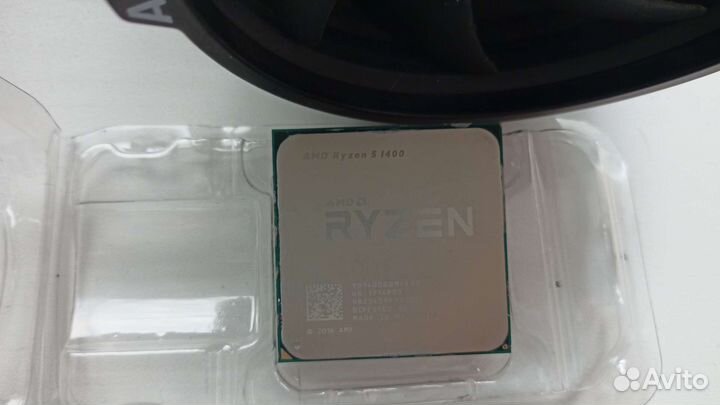 Процессор am4 amd ryzen 5 1400 с куллером