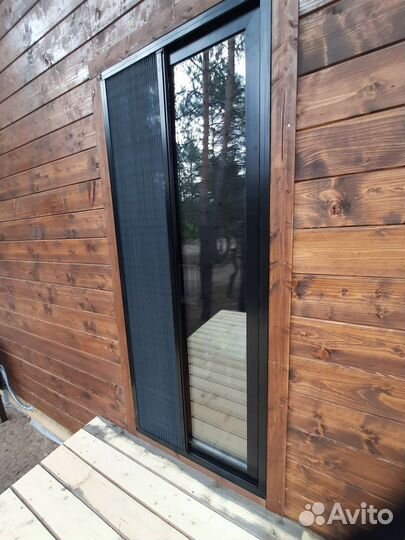 Москитная сетка плиссе гармошка