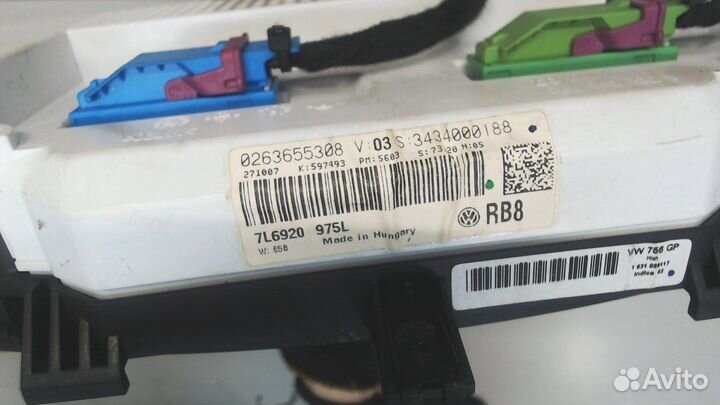 Щиток приборов Volkswagen Touareg, 2008