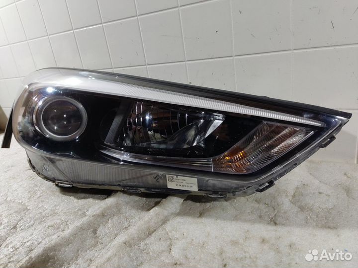 Фара галоген с дхо передняя правая Hyundai Tucson