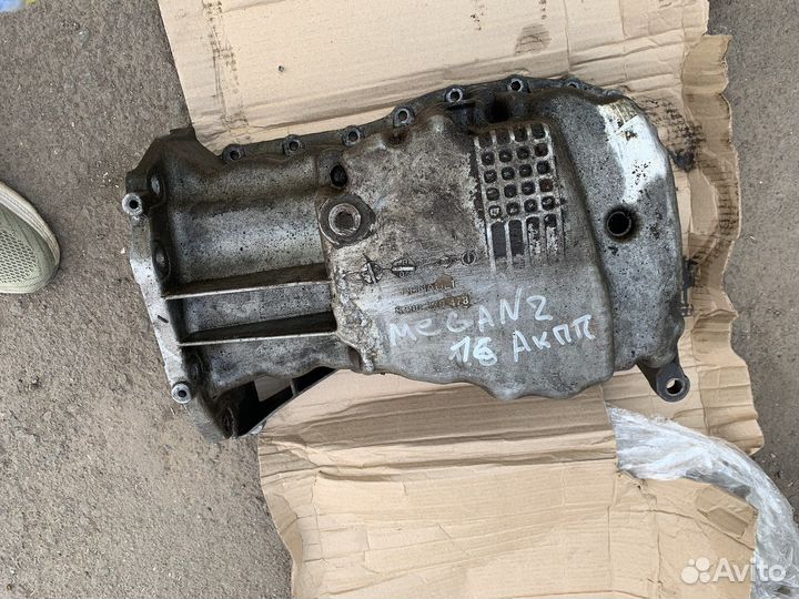 Поддон двигателя меган 2