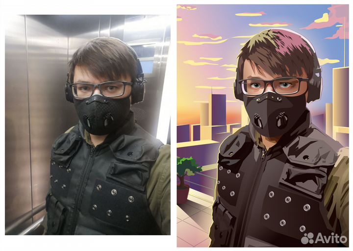 Портрет по фото на заказ