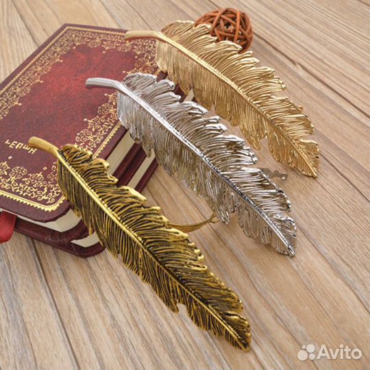Заколка брошь перо ангела