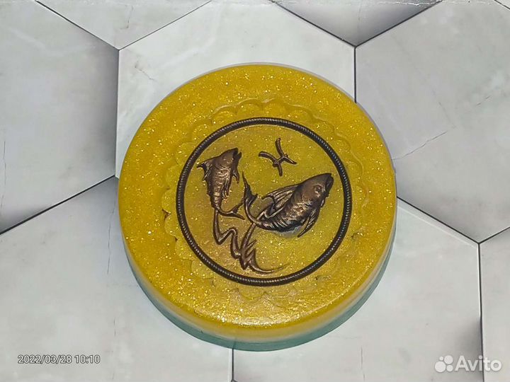 Мыло ручной работы со знаком зодиака