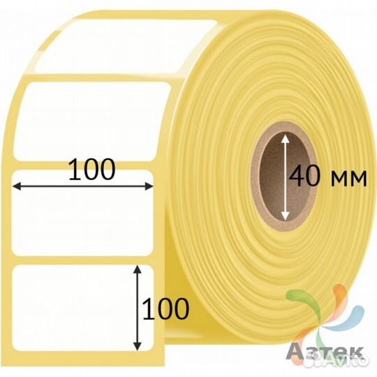 Этикетка 100х100 300шт IQ code Termo ECO