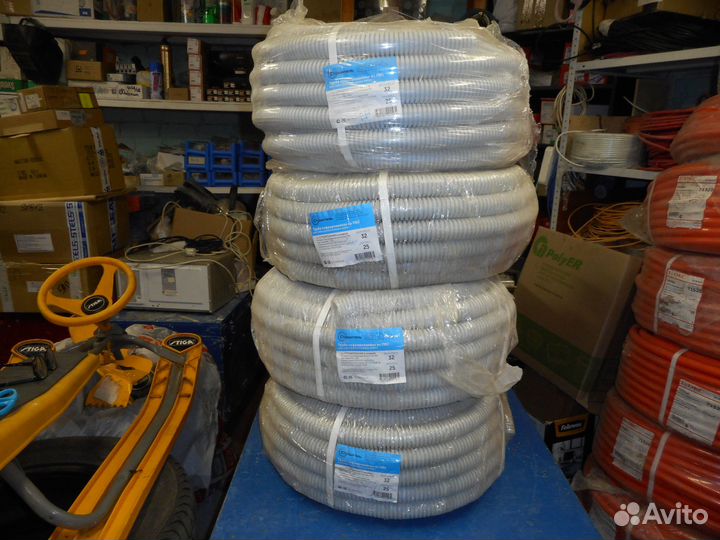 Гофротруба для протяжки кабеля