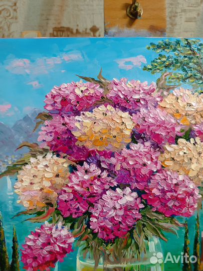 Картина маслом на холсте ручная работа