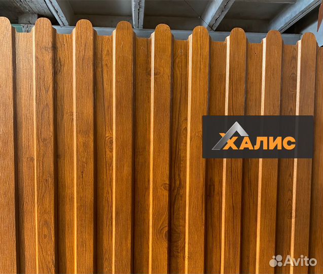 Профнастил фигурный забор