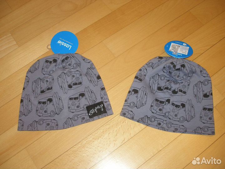 Новая шапочка Lassie 46-48 хлопок два слоя