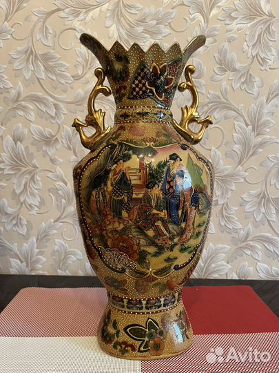 Ваза ручная роспись 39 см