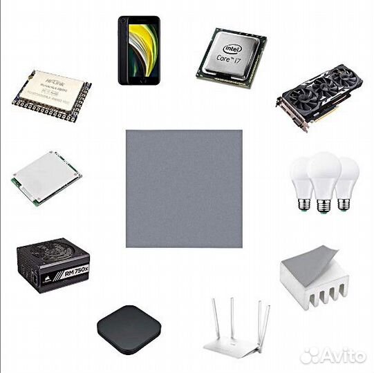 Термопрокладки 12.8 Вт/мК RGeek (0.5/3 мм)