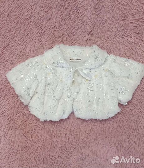 Меховое болеро для девочки 3-5 лет