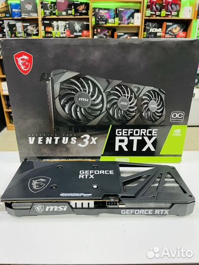 Видеокарта MSI RTX3060 12GB днс гарантия