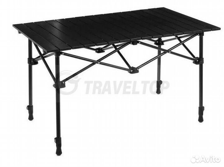 Стол туристический, реечный, складной 118х55
