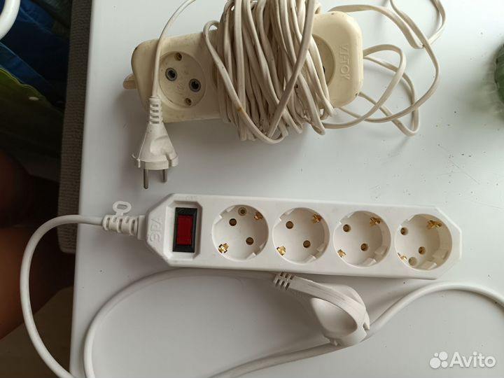 Сетевой удлинитель тройник 5 м, 2 м