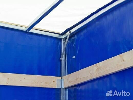 Тент с каркасом от немецкого автоприцепа