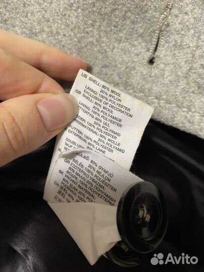 Пальто мужское hm шерсть