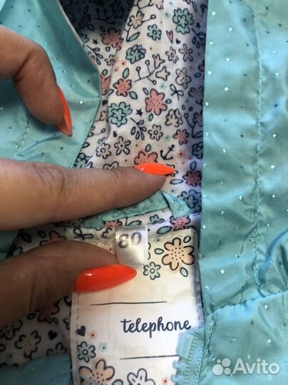 Ветровка для девочки 80