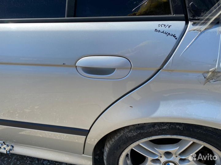 Задняя левая дверь BMW E39 цвет 354/7