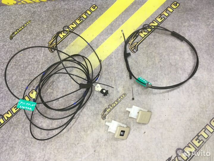 Трос Ручка открывания капота бензобака Alphard H10