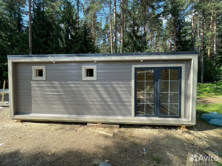 Мобильная баня 2,4х6,5м под ключ с доставкой