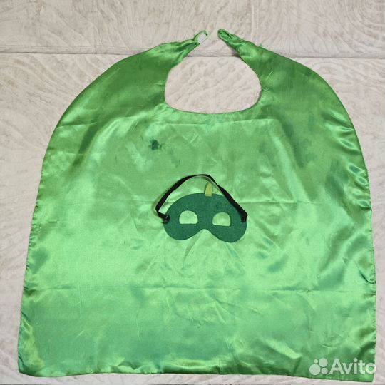 Костюм маска и плащ Гекко Gekko герои в масках