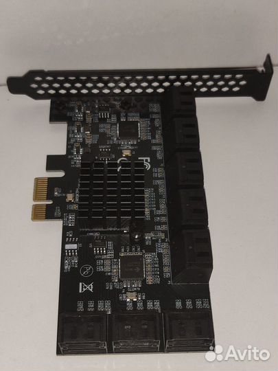 Контроллер PCI-E - 16 SATA (chia) в наличии