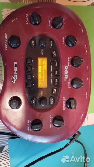 Гитарный процессор эффектов line 6 pod xt