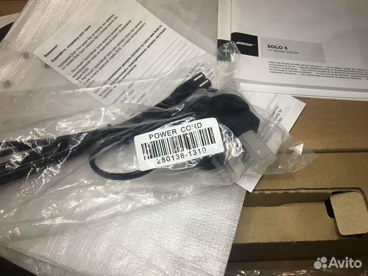 Bose Новая Сетевая вилка Английская от Саундбара