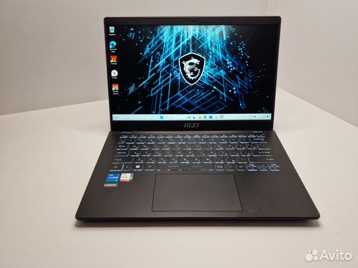 Мощный Ультрабук MSI 14/IPS/i5-12 Gen/SSD 512Gb