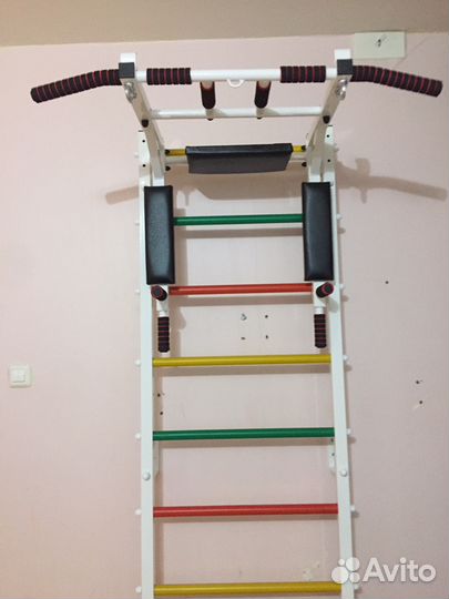 Шведская стенка с усиленным турником 3 в 1