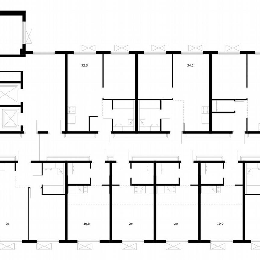 3-к. квартира, 76,4 м², 2/16 эт.