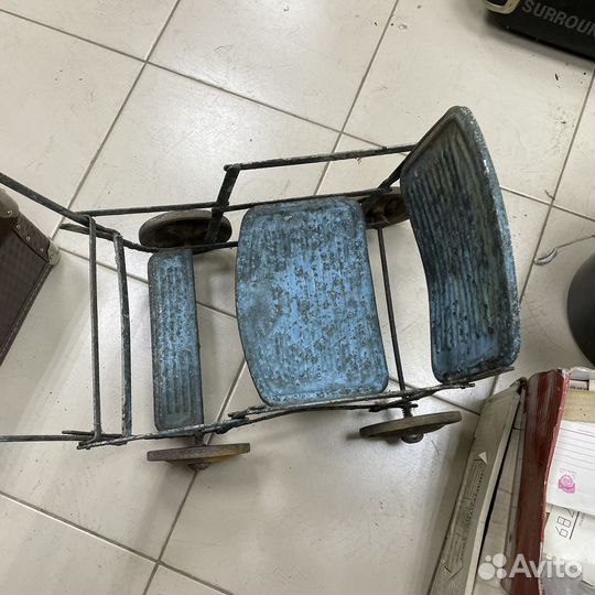 Детские санки каталка времён СССР винтаж (Сзр)